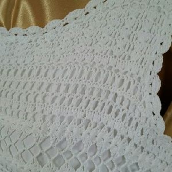 Talbots Tops - Talbots Hand Crochet Sleeveless top